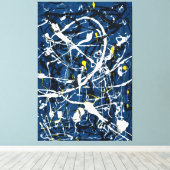 J. P. - Compositie nr. 16 - 1948 - Abstract - Canvas Afdruk (Insitu (Houten vloer))