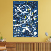 J. P. - Compositie nr. 16 - 1948 - Abstract - Canvas Afdruk (Insitu (Woonkamer))