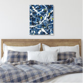 J. P. - Compositie nr. 16 - 1948 - Abstract - Canvas Afdruk (Insitu (Slaapkamer))