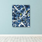 J. P. - Compositie nr. 16 - 1948 - Abstract - Canvas Afdruk (Insitu (Houten vloer))