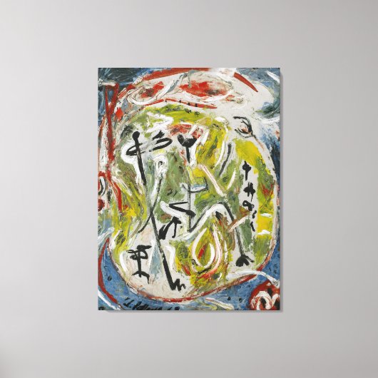 J. P. - DANSERS - 1946 - Abstract Expressionisme - Canvas Afdruk (Voorkant)