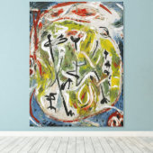 J. P. - DANSERS - 1946 - Abstract Expressionisme - Canvas Afdruk (Insitu (Houten vloer))