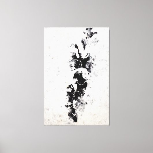 J. P. - DE DIEPTE (1953) - Abstract expressionisme Canvas Afdruk (Voorkant)