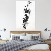 J. P. - DE DIEPTE (1953) - Abstract expressionisme Canvas Afdruk (Insitu (Slaapkamer))