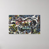 J. P. - DE WOLVIN - 1943 - Abstract - Canvas Afdruk (Voorkant)