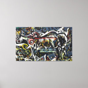 J. P. - DE WOLVIN - 1943 - Abstract - Canvas Afdruk