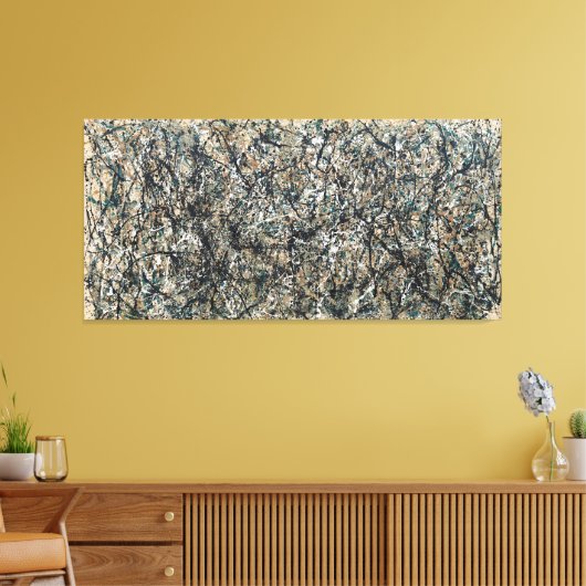 J. P. - Eén nummer 30 - 1950 - Action painting - Canvas Afdruk (Insitu (Woonkamer))