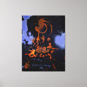 J. P. - ELEKTRISCHE NACHT - 1946 - Abstract - Canvas Afdruk (Voorkant)