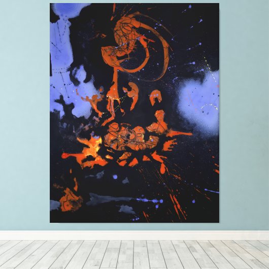 J. P. - ELEKTRISCHE NACHT - 1946 - Abstract - Canvas Afdruk (Insitu (Houten vloer))
