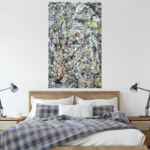 J. P. - FOSFORESCENTIE - 1947 - Abstracte Expressi Canvas Afdruk (Insitu (Slaapkamer))