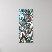 J. P. - GEBOORTE - ca. 1941 - Abstract expressioni Canvas Afdruk (Voorkant)