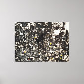 J. P. - GELE EILANDEN - 1952 - Zwarte gietingen - Canvas Afdruk (Voorkant)