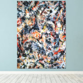 J. P. - GEUR - 1955 - Abstract expressionisme - Canvas Afdruk (Insitu (Houten vloer))