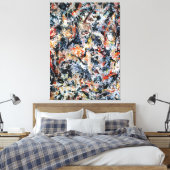 J. P. - GEUR - 1955 - Abstract expressionisme - Canvas Afdruk (Insitu (Slaapkamer))