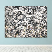 J.P. - GRIJZE REGENBOOG - 1953 - Actie Schilderen Canvas Afdruk (Insitu (Houten vloer))