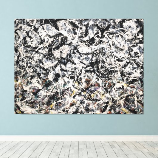 J.P. - GRIJZE REGENBOOG - 1953 - Actie Schilderen Canvas Afdruk (Insitu (Houten vloer))