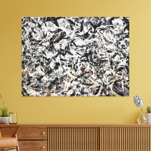 J.P. - GRIJZE REGENBOOG - 1953 - Actie Schilderen Canvas Afdruk (Insitu (Woonkamer))