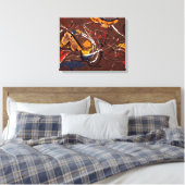 J. P. - HET HOUTEN PAARD - Nummer 10 A - 1948 - Canvas Afdruk (Insitu (Slaapkamer))