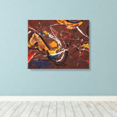 J. P. - HET HOUTEN PAARD - Nummer 10 A - 1948 - Canvas Afdruk (Insitu (Houten vloer))