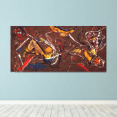 J. P. - HET HOUTEN PAARD - Nummer 10 A - 1948 - Canvas Afdruk (Insitu (Houten vloer))