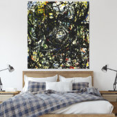 J. P. - HET NEST - 1947 - Abstract expressionisme Canvas Afdruk (Insitu (Slaapkamer))