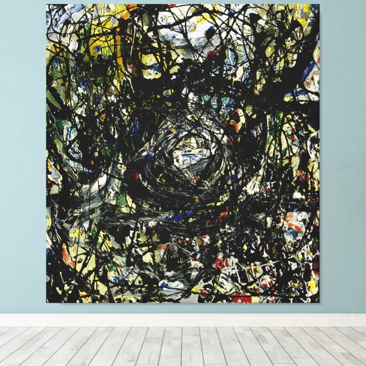 J. P. - HET NEST - 1947 - Abstract expressionisme Canvas Afdruk (Insitu (Houten vloer))