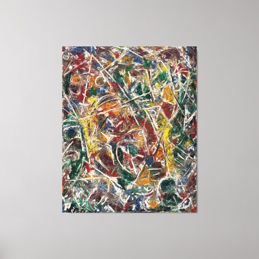 J. P. - KWAKBeweging - 1946 - Abstract - Canvas Afdruk (Voorkant)