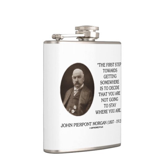 J.P. Morgan eerste stap naar ergens anders Heupfles (Rechts)