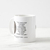 J.P. Morgan eerste stap naar ergens anders Koffiemok (Voorkant links)