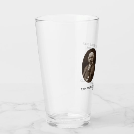 J.P. Morgan Eerste stap om ergens te komen Glas (Rechts)