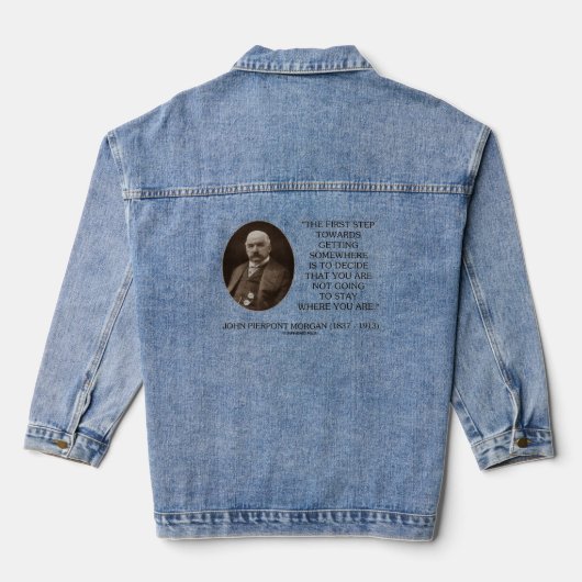 J.P. Morgan eerste stap op weg naar een andere ple Denim Jacket (Achterkant)