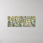 J.P. - MUURSCHILDERING - 1943 - Abstract expressio Canvas Afdruk (Voorkant)