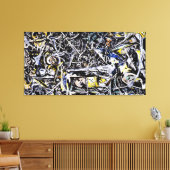 J. P. - NIGHT MIST - 1944-1945 - Abstract - Canvas Afdruk (Insitu (Woonkamer))