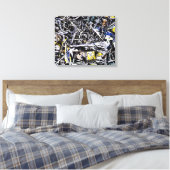 J. P. - NIGHT MIST - 1944-1945 - Abstract - Canvas Afdruk (Insitu (Slaapkamer))
