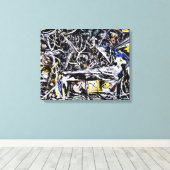 J. P. - NIGHT MIST - 1944-1945 - Abstract - Canvas Afdruk (Insitu (Houten vloer))