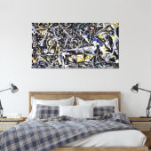 J. P. - NIGHT MIST - 1944-1945 - Abstract - Canvas Afdruk (Insitu (Slaapkamer))