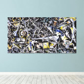 J. P. - NIGHT MIST - 1944-1945 - Abstract - Canvas Afdruk (Insitu (Houten vloer))