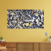 J. P. - NIGHT MIST - 1944-1945 - Abstract - Canvas Afdruk (Insitu (Woonkamer))