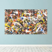 J. P. - Nummer 10 (Convergentie) - 1952 - Canvas Afdruk (Insitu (Houten vloer))