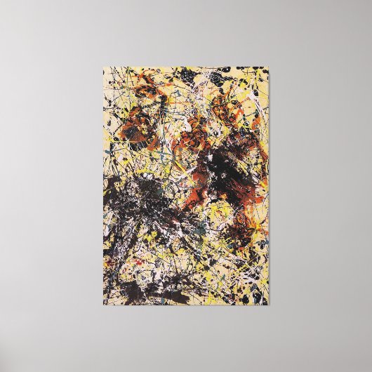 J. P. - Nummer 12 - 1949 - Action painting - Canvas Afdruk (Voorkant)