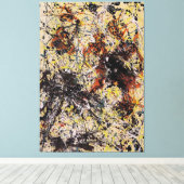 J. P. - Nummer 12 - 1949 - Action painting - Canvas Afdruk (Insitu (Houten vloer))