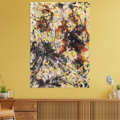 J. P. - Nummer 12 - 1949 - Action painting - Canvas Afdruk (Insitu (Woonkamer))