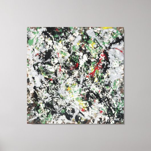 J. P. - Nummer 12 - 1950 - Action painting - Canvas Afdruk (Voorkant)