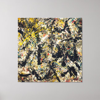 J. P. - Nummer 13 - 1950 - Action painting - Canvas Afdruk