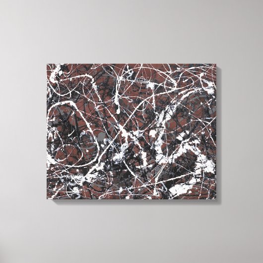 J. P. - Nummer 13A Arabesque - 1948 - Abstracte ku Canvas Afdruk (Voorkant)
