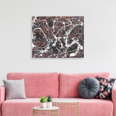 J. P. - Nummer 13A Arabesque - 1948 - Abstracte ku Canvas Afdruk (Insitu (Woonkamer))