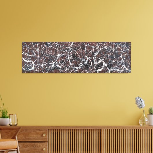 J. P. - Nummer 13A Arabesque - 1948 - Abstracte ku Canvas Afdruk (Insitu (Woonkamer))