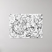 J. P. - Nummer 14 GRAY - 1948 - Action Painting - Canvas Afdruk (Voorkant)