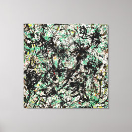 J. P. - Nummer 15 - 1950 - Action painting - Canvas Afdruk