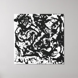 J. P. - NUMMER 17 - 1951 - Zwart gieten - Canvas Afdruk